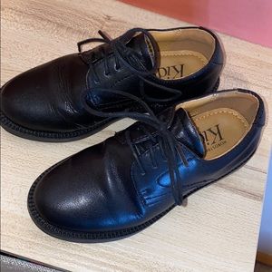 BlackLeather Nordstrom oxford toddler 9.5